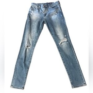 AG Adriano Goldschmied Blue Farrah Skinny Ankle Size 26R Jeans